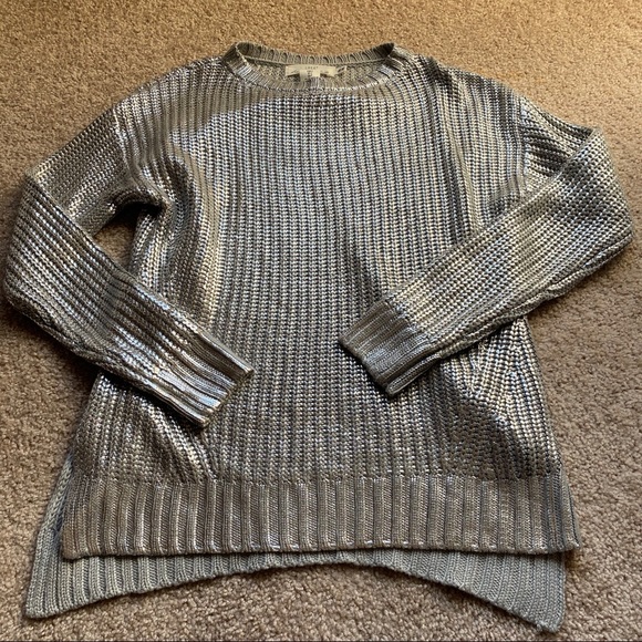 Silver Sparkly Sweater